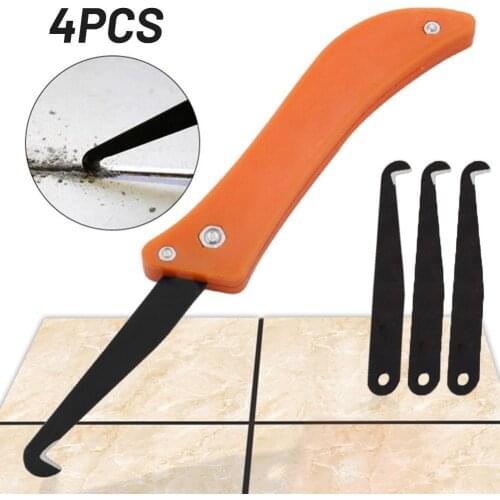 Tile Gap Repair Tool Hook Knife Blade Professional Cleaning Removal Old Grout Sharp Hook Blade Hand Tools