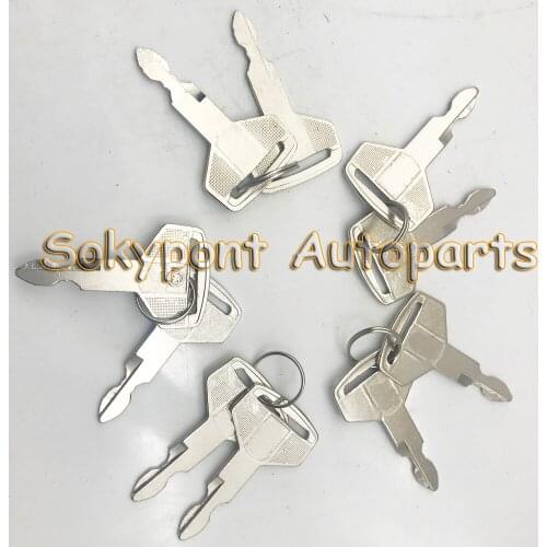 Key For Kobelco SK-8/ Kobelco K250 Kawasaki Case Excavator Wheel Loaders 10PCS