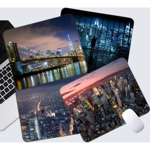New York Mouse Pad Computer Kepboard Deskpad Laptop Mouse Desk Mat Office Stationery Accessories