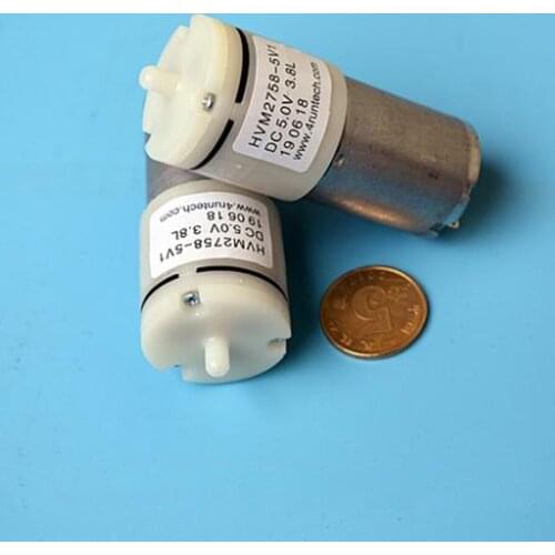 DC 3.7V Mini 370 Motor Air Pump Low Noise DC 3V-6V Micro Oxygen Pump for Aquarium Fish Tank 3.8L Sphygmomanometer Air Pump