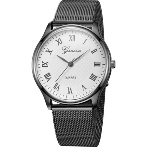 2020 Fashion Male Wristwatches Gold Stainless Steel Watch Band Ultra thin Business Bracelet Watches Men Watch relogio masculino