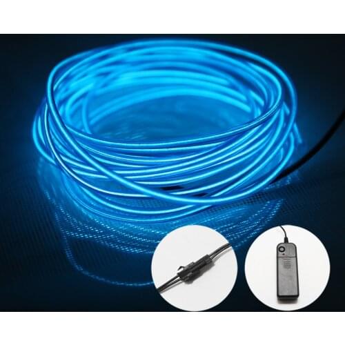 Neon Sign El Led Neon Light Wire Under Car Flexible Soft Tube Lights Christmas LED Strip Sign Anime/Body Woman/Rooms Rope Light