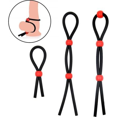 Dingye Silicone Penis Ring Adjustable Cock Ring Erotic Toy Time Delay Ring Sex Toy Sex Product for Man
