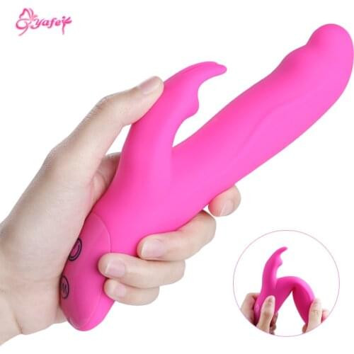 Silicone Rabbit Vibrator Clitoris Stimulator Erotic Sex Toys For Women 7 Vibration Mode Female Masturbator G-spot Dildo Vibrator