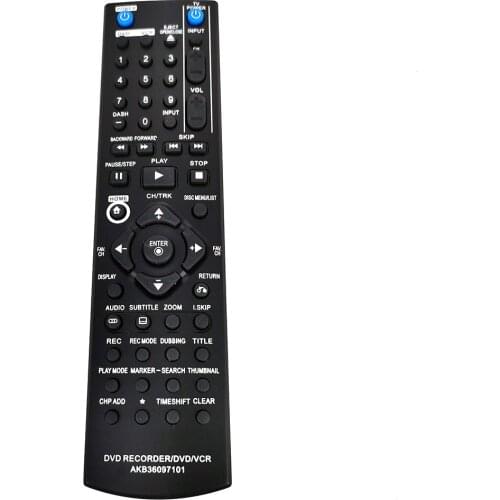 NEW Replacement AKB36097101 For LG DVD Recorder DVD VCR Remote control RC897T RC397HM Fernbedienung