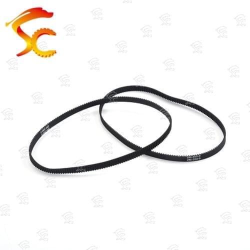 2pcs GT2 350 closed loop rubber 2GT timing belt 350-GT2 Length 350mm Teeth 175 width 6mm/9mm/10mm/12mm/15mm for 3D printer