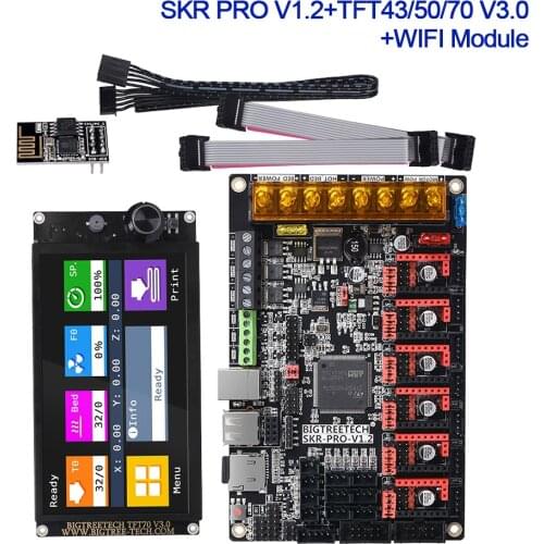 BIGTREETECH SKR PRO V1.2 32bit Control Board TFT43 TFT50 TFT70 Touch Screen WIFI TMC2209 TMC2208 3D Printer Parts VS MKS TFT35