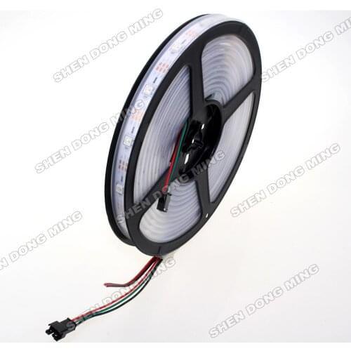 5m 30leds/m Waterproof IP68 Led strip ws2812B RGB LED Pixel Strip Light 5V 30 IC WS2812 Flexible Light