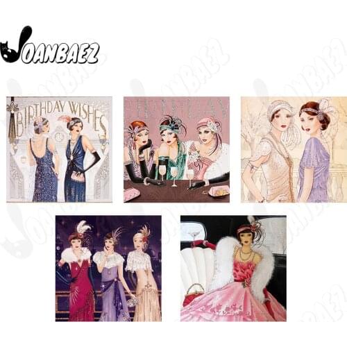 Diamond Painting Fashion Beauty 5D Diy Wall Art Elegant Lady Paste Diamond Embroidery Modern Room Decoration Gift