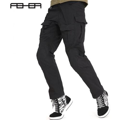 Summer Motorcycle Pants Men Moto Pants Riding Touring Black Motorcycle Trousers Casual Motorbike Cargo Pants With CE Protector