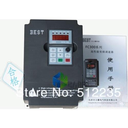 Variable Frequency Drive VFD Inverter 2.2KW 3HP 220V 2.2 kw inverter 2.2KW 220V Single-phase inverter input VFD 3 Phase Output