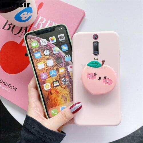For Xiaomi mi9T Pro mi 9 T 9T Pro Case 3D Cartoon Phone Holder Cover For Redmi K20Pro Silicone Soft Stand Bag
