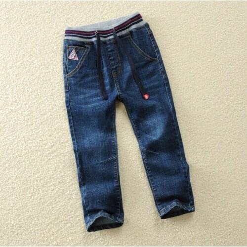 Childrens trousers in the childrens big boy spring and autumn 2019 new boys jeans trousers stretch childrens clothing childre
