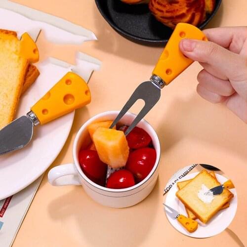 Cheese Board Sets Knife Butter Knife Cutter Baking Tools Kitchen Gadget Accessories Form for Cooking Tableware Cake Dessert Fork
