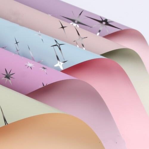 Double Sided Waterproof Ouya Wrapping Paper Floral Bouquet Material Rose Gift Packing Material Christmas Flower Wrapping Paper