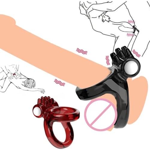 Erotic Products Penis Rings Vibrators Sex Toys For Men Cock Ring Prolong Sex Time Stimulate Women Clitoris Toys For Couples Game