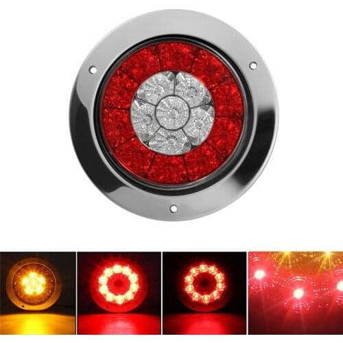 1PCS Lantern Rear Trailer Light 16 LED Trailer Parking Lights 24V LED Tail Lights Taillight Truck LED Light 24v Tail Light