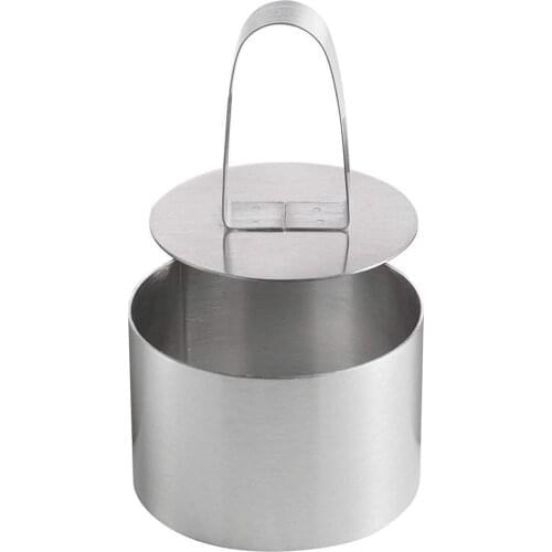 Baking Dish DIY Bakeware Tools Cupcake Mold Salad Dessert Cheese Cake Ring Tool Stainless Mousse Steel Die Z8N6