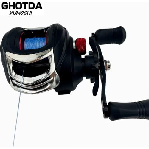 Baitcasting Reel 8KG Max Drag 18+1 Bearings Aluminum Spool Freshwater Saltwater Fishing Reel