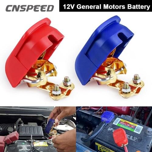 Car Battery Terminals for Car Caravan Boat Moto Positive & Negative Electrode Quick Release Lift Off Connector Clamps