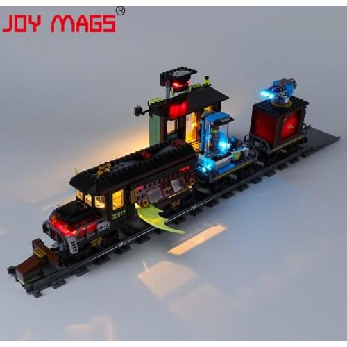 JOY MAGS Only Led Light Kit For 70424 Ghost Train Express Building Blocks , (NOT Include Model)