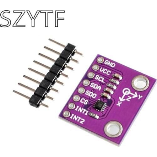 MCU- LIS2DH12TR triaxial acceleration sensor module boards alternative ADXL345