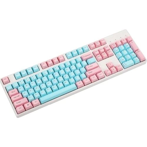 YMDK 61 87 104 Keys Miami Thick PBT OEM Profile Keycap For MX Switches GH60 Tenkeyless Mechanical Gaming Keyboard (Only Keycap)