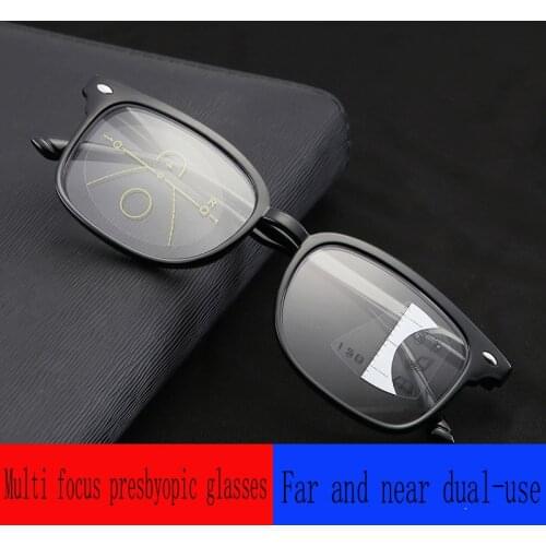 Multi-focal Progressive Reading Glasses Men Women Far sight Glasses Presbyopic Eyeglasses Reading Clear Intelligence Multifocal