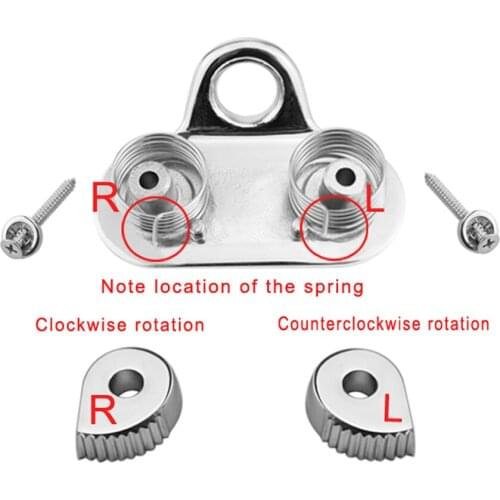 Marine Boat Cam Cleats with Leading Ring for Sailing Sailboat Kayak Canoe Dinghy - Heavy Duty