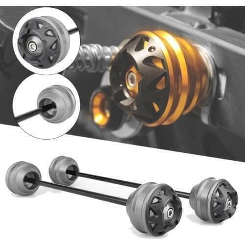 MTKRACING front and rear axle sliders fork wheel protection crash pad kit for BMW F750GS F850GS F 750 850 F750 F850 GS 2017-2020