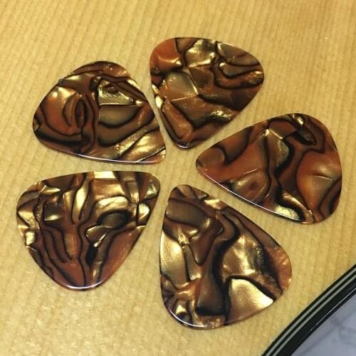 Wholesale Lots of 500pcs Tiger Stripe Celluloid Guitar Picks Plectrums 0.46mm / 0.71mm / 0.96mm