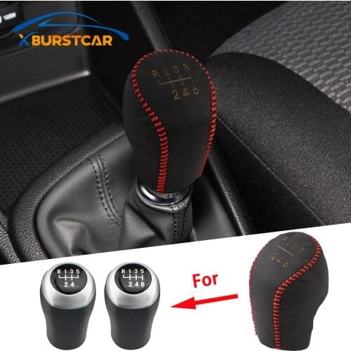 Xburstcar for Hyundai Elantra GT Accent Solaris Avante MD I30 MT 5 6 Speed Manual Gear Head Collars Shift Knob Cover Accessories