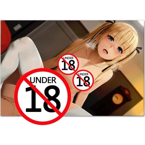 Hot Blonde Girl Poster Anime Wallpaper HD Canvas Painting Wall Art Picture Home Decoration