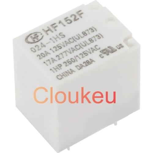 Relay HF152F-005 012 024-1HS 1ZS 5V 12V 24V 15A 17A 4pin 5pin