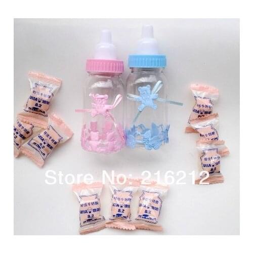 Wedding favors Baby feeding bottle wedding candy box