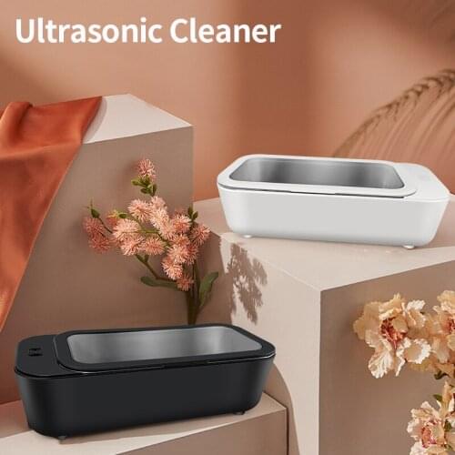 Glasses Ultrason Cleaning Bath Jewelry Ring Brush Sonic vibrator Watch Coins Silver Necklace Ultrasonic Cleaner Device