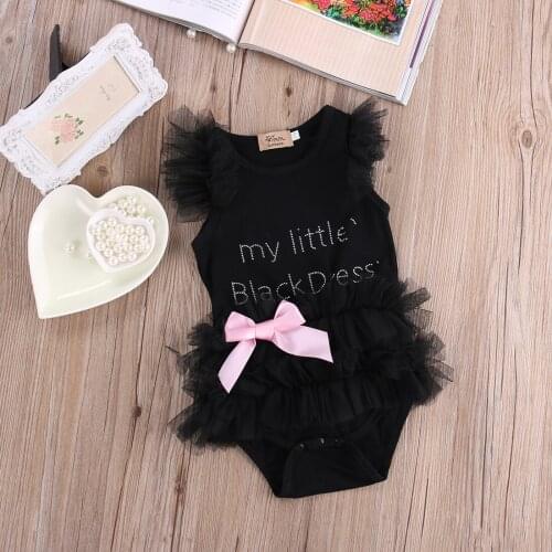 Pudcoco Infant Romper Jumpsuit Summer Newborn Tank Romper Baby Clothes Cotton Tulle Ruffles Tank Romper