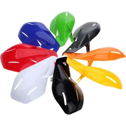1 Pair 7/8" 22mm Motorcycle Hand Guard Handle Protector Shield Motorbike Scooter Windproof Handlebar HandGuards Protection Gear