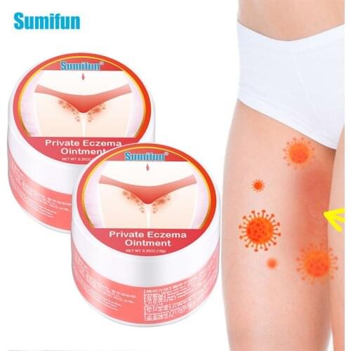 10g Sumifun Private Eczema Treatment Cream Dermatitis Pruritus Ointment Men Women Inner Thighs Anti Itching Remove Odor Plaster