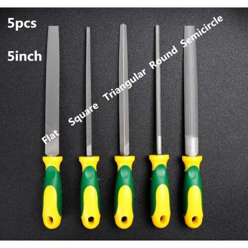 5 inch 5pcs/set Steel File Rasp Fitter Steel File Rasp Five Kinds of File Set File Set Free Shipping