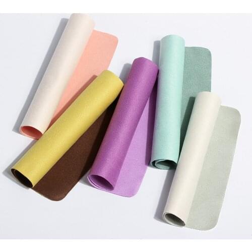 5pcs Chamois Glasses Cleaner 145*175mm Microfiber Glasses Cleaning Cloth For Lens Phone Screen Eyewear Sunglasses Clean Wipes