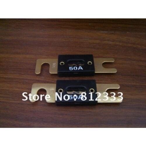 CNL ANL 50A Auto Fuse Bakelite Fuse Bolt On Fuse 81*22 mm For Golf Cart Electric Forklift Pallet Truck Tourist Coach