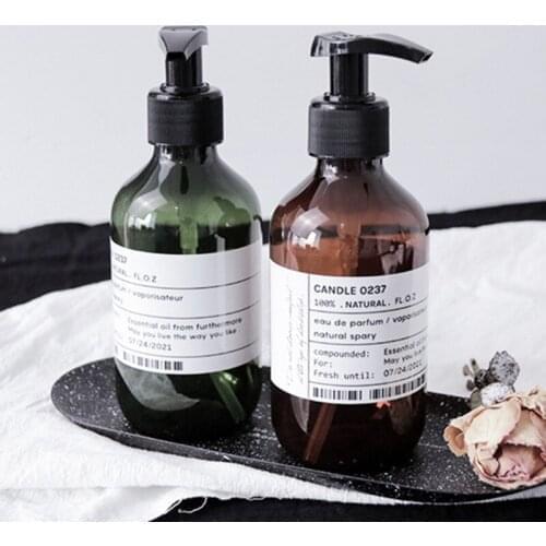 Bathroom Shampoo Bottle Soap Dispenser Bottle Large-capacity Press Type Lotion Body Soap Empty Bottle 300ML