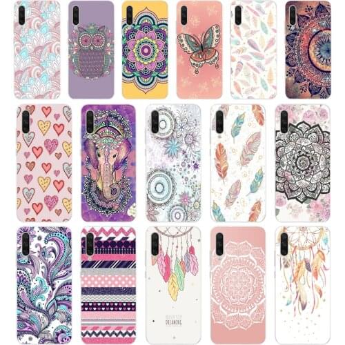 369FG The mandala Soft Silicone Tpu Cover phone Case for xiaomi redmi 9 9A Note 9 9s Pro MI 9 9T SE Lite