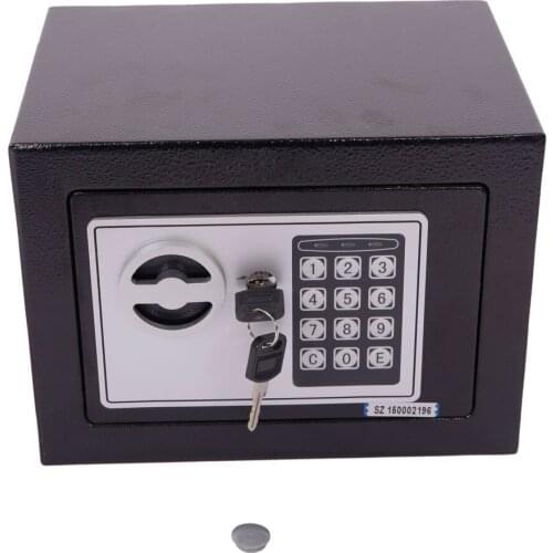 Black Home Office Security Keypad Lock Electronic Digital Steel Safe STARK E17EF