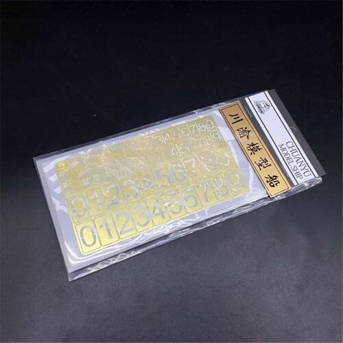 Digital Hull Number Leakage Spray DIY Part for 1/200 1/350 1/700 Warship Model