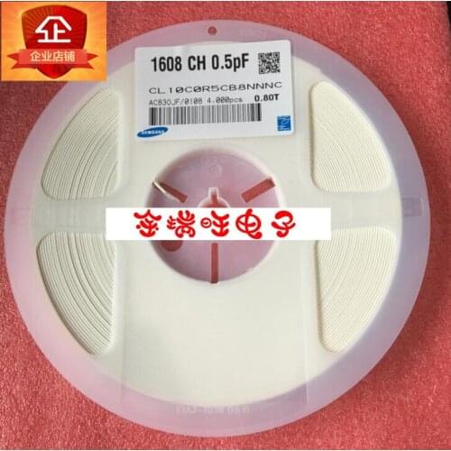 CL10C0R8BB8NNNC 0603 0.8pF 50V C0G ±0.1pF CL10C0R5CB8NNNC CL10C0R5BB8NNNC 0603 0.5pF 50V C0G ±0.1pF ±0.25pF Chip capacitors