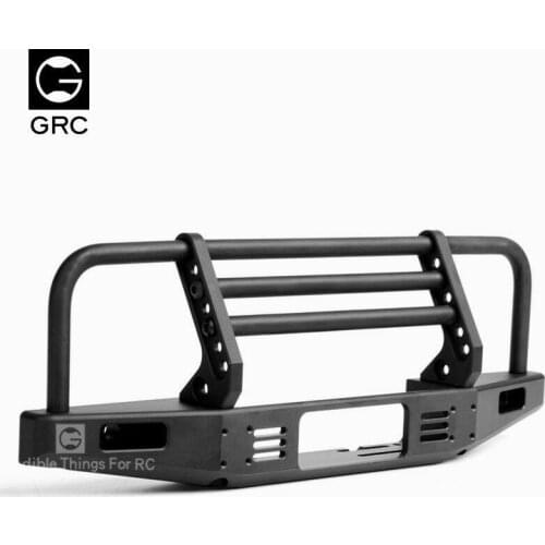 For 1/10 RC Crawler Car Traxxas TRX4 Defender Bronco Universal Metal Front Anti-collision Bumper Axial Scx10 90046 90047