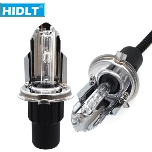HIDLT H4 HID Bi-Xenon Lamps 35W 55W Xenon H4 High Low Beam HID Replacement Bulb 4300K 5000K 6000K 8000K Car Light Swing Bulbs