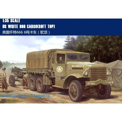 HobbyBoss 83802 1/35 US White 666 Cargo [softTop] model kit Plastic Model Building Kit